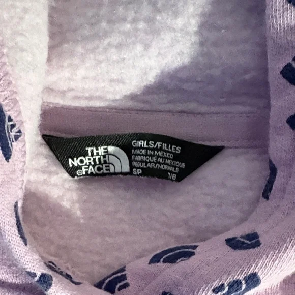The North Face Kids Purple Camp Fleece Pullover Hoodie - Picture 2 of 7